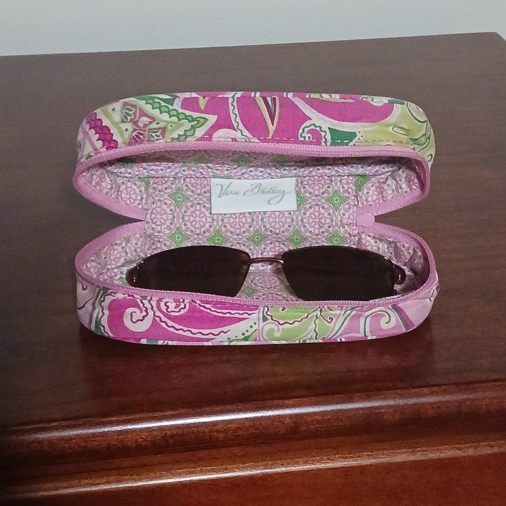 Vera Bradley Pink and Green Chic Sunglasses